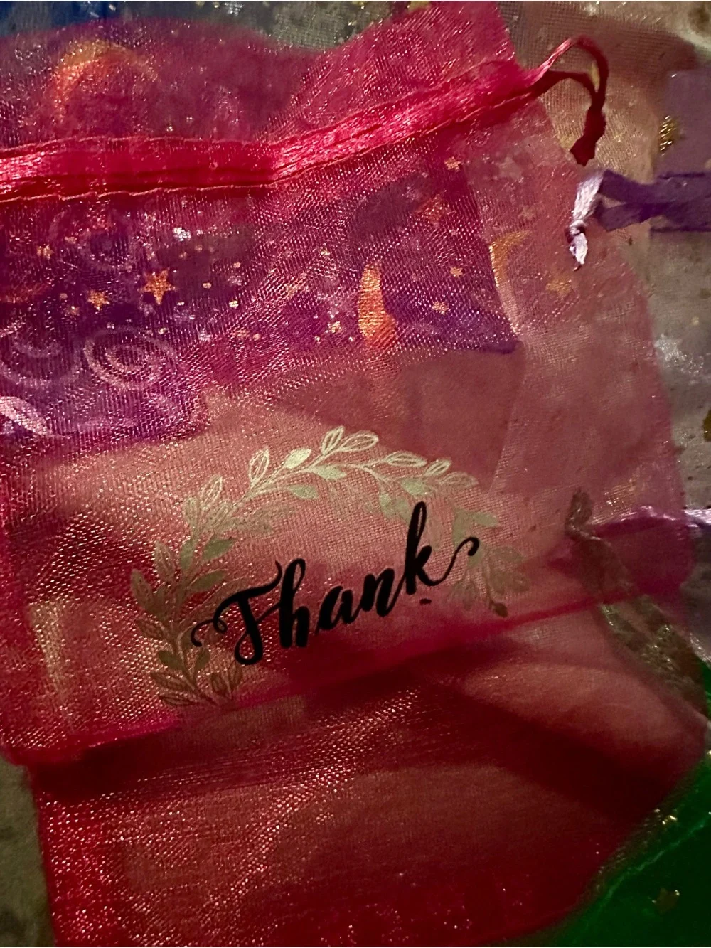 BUY NOW 40 Pc Mixed Size & Design Organza Bags - S-XL